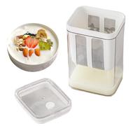 Yoghurt Maker Strainer - Large Capacity 1800ml Container with Filter Bag | Food-Grade Straining Tool for Homemade Yogurt, Soup, Juice, Soybean Milk, and Kitchen Prep of Healthy Natural Drinks