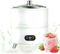 Yoghurt Maker with LCD Smart Control, Automatic Fermentation Machine for Restaurants and Home Use, Commercial Yogurt Maker