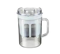 Yoghurt Strainer with Lid, Reusable Kitchen Filter, Whey Separator with Fine Mesh and Lid, Silicone Strainer Has an Airtight Silicone Lid, BloCheese Soy Milk Soup, Fruit Juice,