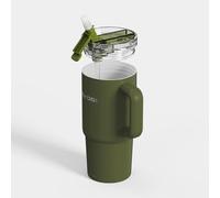 Yogi 24oz Tumbler with Straw - Olive