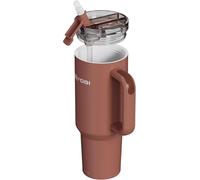 Yogi 40oz Tumbler with Straw - Terracotta | Ceramic lined, nickel allergy safe, ergonomic handle, leakproof Flip and Sip lid, reusable straw, vacuum insulated steel
