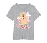 Yogi Bear Bear Hug Boo Boo T-Shirt, Women's Plus, Heather Grey, 1X