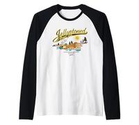 Yogi Bear Jellystoned Brand Jelly Raglan Baseball Tee