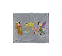 Yogi Bear Marching To The Picnic Silky Touch Super Soft Throw Blanket | Size: Extra Large Yogi Bear Multicolor Extra Large