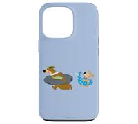 Yogi Bear Yogi and Boo Boo Going Swimming Case for iPhone 13 Pro