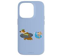 Yogi Bear Yogi and Boo Boo Going Swimming Case for iPhone 14 Pro