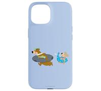 Yogi Bear Yogi and Boo Boo Going Swimming Case for iPhone 15
