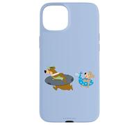 Yogi Bear Yogi and Boo Boo Going Swimming Case for iPhone 15 Plus