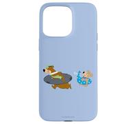Yogi Bear Yogi and Boo Boo Going Swimming Case for iPhone 15 Pro Max