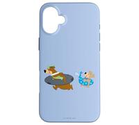 Yogi Bear Yogi and Boo Boo Going Swimming Case for iPhone 16 Plus