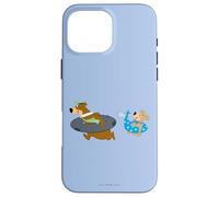 Yogi Bear Yogi and Boo Boo Going Swimming Case for iPhone 16 Pro Max