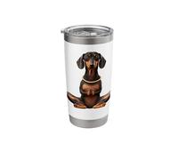 Yogi Dachshund Stainless Steel Insulated Tumbler