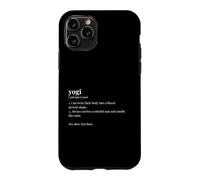 Yogi Dictionary Trait Funny Yoga Practice Case for iPhone 11 Pro