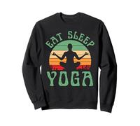 Yogi Eat Sleep Yoga Funny Meditation Zen Namaste Women Sweatshirt