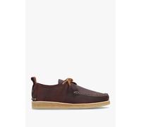 YOGI Lawson II Brown Leather Crepe Sole Moccasins Mens Shoe Size: 10, Colour: Brown Leather