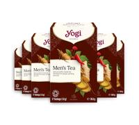 Yogi® Men's Tea Organic Herbal Tea 6 Boxes 102 Tea Bags