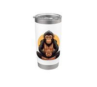 Yogi Monkey Stainless Steel Insulated Tumbler