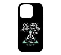 Yogi Namaste Away From My Ex Yoga Exercise Case for iPhone 14 Pro