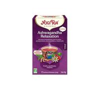 Ashwagandha Organic Ayurvedic Relaxation Infusion (17 Tea Bags) - Yogi Tea - Organic Herbal Teas & Infusions