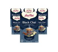 Yogi Tea, Black Chai, Organic Herbal Tea, Blend of Black Tea, Ginger and Cinnamon, 6 Packs x 17 Tea Bags (102 Teabags Total)