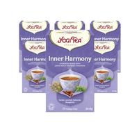 Yogi Tea, Inner Harmony, Organic Herbal Tea, Blend of Lemon Balm, Rooibos and Cinnamon, 6 Packs x 17 Tea Bags (102 Teabags Total)