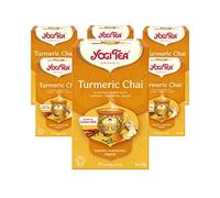 Yogi Tea, Turmeric Chai, Organic Herbal Tea, Great for Golden Milk, Blend of Turmeric, Cinnamon and Ginger, 6 Packs x 17 Tea Bags (102 Teabags Total)