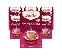 Yogi Tea, Women's Tea, Organic Herbal Tea, Naturally Caffeine Free, Blend of Ginger, Orange Peel and Chamomile Flowers, 6 Packs x 17 Tea Bags (102 Teabags Total)
