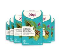 Yogi® Throat Comfort Organic Herbal Tea 6 Boxes 102 Tea Bags