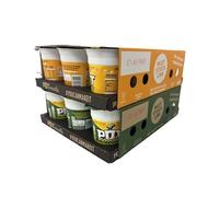 Yogi Trade Pot Noodles Selection Pack 12 x 90g (Chicken & Mushroom and Original Curry)