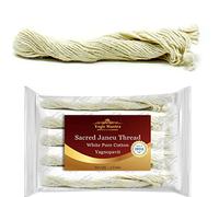 Yogic Mantra Janeu Thread Yagnopavit | 5 Pack | Pure Cotton Sacred Janoi Holy Threads | Upanayana Sanskara Janaeu Puja Thread | Spiritual Janeva for Hindu Pooja and Brahmin Rituals Puja Ceremony