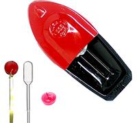 Yogic Mantra Pop Pop Boat Science Kit | Red Theme | 1 Noisy Putt Putt Steam Engine Boat | Classic, Retro, Collectible and Nostalgic Desi Indian Mela Boat | Candle Powered Tin Boats