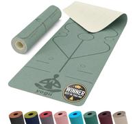 Yogii Non-Slip 6mm TPE Yoga Mat with Alignment Guides