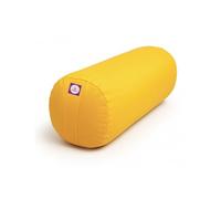 Yogikuti Cotton-Filled Round Bolster for Iyengar Yoga, Best for Back Support & Chest-opening in Restorative Yoga, Meditation (100-perecnt-cotton)