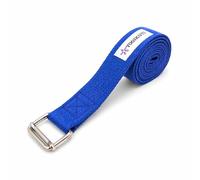 Yogikuti Premium Cotton Yoga Strap 7ft | Adjustable Yoga Belt for Stretching, Flexibility & Alignment | Pilates, Iyengar Yoga, Fitness & Physical Therapy