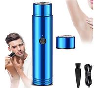YOGIMOONI Mini Portable Electric Shaver for Men and Women, Portable Electric Shaver, Unisex Travelling Washable USB Beard Shaver and Trimmer for face,under Arms Painless Shaving Wet and Dry Use