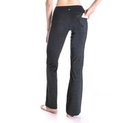 Yogipace,2 Back Pockets,29"/31"/33"/35"/37" Inseam, Women's Bootcut Yoga Pants Workout Pants,Petite/Regular/Tall Length, 31" Inseam, Size XS, Charcoal