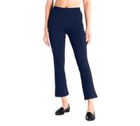 Yogipace,Belt Loops,Women's Petite/Regular/Tall Flare Cropped Yoga Dress Pants Capris Stretchy Work Ankle Pant