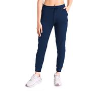 Yogipace Petite/Regular/Tall Women's Lightweight Anti-Shrink Active Joggers Lounge Sweatpants Yoga Jogger Pants, Navy Blue, Large/25" Inseam Petite