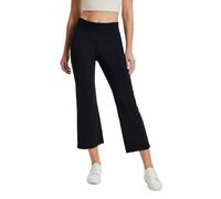 Yogipace Women's 23"/25"/28" High Rise Flare Capri Yoga Pants Cropped Bootcut Leggings for Casual Lounge Travel, Black, M