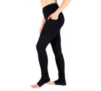 Yogipace Women's 34" High Waisted Goddess Extra Long Yoga Over The Heel Leggings with Pockets