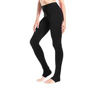 Yogipace Women's 34" Inseam High Rise Goddess Extra Long Leggings Yoga Over The Heel Legging Black Size XS
