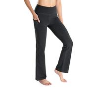 Yogipace Women's Bootcut Yoga Pants with Side Pockets, 27"-37" Inseams