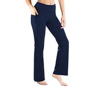 Yogipace Women's Bootcut Yoga Pants with Side Pockets, 27"-37" Inseams
