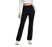 Yogipace Women's CozyWarmth High Rise Thick Fleece Lined Straight Leg Thermal Sweatpants with Side Pockets