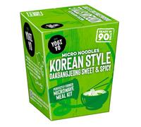 Yogiyo takeaway style microwavable Instant Noodle Pot - Korean Sweet & Sour Dakgangjeong, Authentic Korean Flavours, Multipack 6 x 177g pots, instant meal