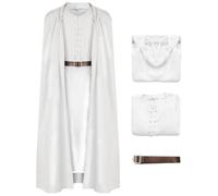 YOGLY Men Cosplay Gandalf Wizard Costume for Halloween Party 3-Piece Set