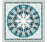 Yogo Sapphire Wall Quilt Pattern by Quiltworx and Judy Niemeyer 80 by 80 inches. Paper Pieced.