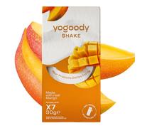 YOGOODY Probiotic Yogurt Shake Real Mango - 7x 30g Pack, High Protein, High Fibre, Low Fat - Daily Probiotic - Weekly Pack