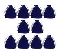YOGOTEU 10 Pieces Velvet Dice Bags Drawstring Jewelry Storage Bags Small Candy Bags Party Supplies Multicolor, multicoloured