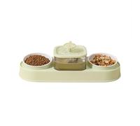 YOGOTEU Feeders Bowl,Pet Feeding Bowl Cats Raised Food Bowl Small Dog Cats Food Bowl Large Capacity Antislip Water Dispenser Waterer Supplies